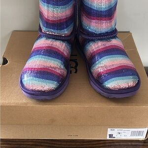 UGG Sequin Striped kid’s Boots